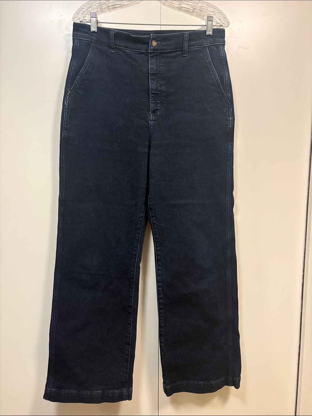 J. Crew Denim Trouser Pant with signature stretch 30